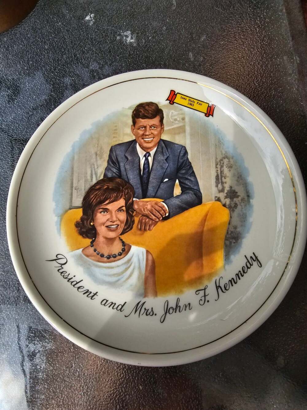 President and Mrs. John F. Kennedy Iowa State Fair 1965 Souvenir Collector